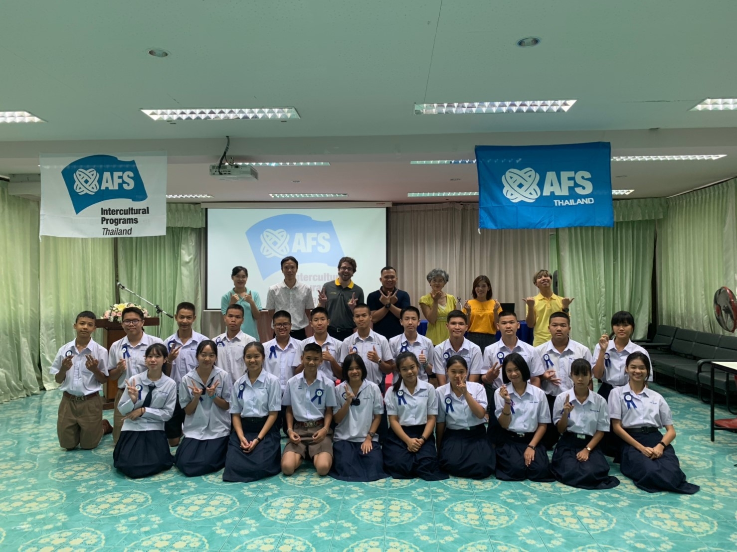 กลุ่มสาระการเรียนรู้ภาษาต่างประเทศจัดสอบสัมภาษณ์โครงการเยาวชน AFS เพื่อการศึกษาและแลกเปลี่ยนวัฒนธรรมนานาชาติ ระยะ 1 ปีรุ่นที่ 59